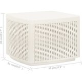  Vrtni stol boja bijeli 53 x 53 x 40 cm plastični | shoptok.hr