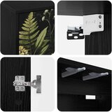  ormar za montažu na zid RHENEN 69 x 33 x 40 cm Crni hrast | shoptok.hr