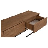 Kalune Design TV omarica v orehovem dekorju v naravni barvi 180x50 cm Rodez – | Shoptok.si