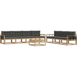  Set vanjskih sofa 7 kom. Bijela i antracit | shoptok.hr