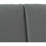  Tapecirani uzglavlje Tamno siva 140 cm Čvrsto borovo drvo | shoptok.hr