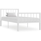  Za krevet bijeli metalni 100 x 200 cm Cijene
