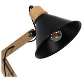 Ixia Črna/naravna namizna svetilka s kovinskim senčilom (višina 55 cm) – | Shoptok.si