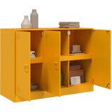 vidaXL Komoda boja senfa 99 x 39 x 73 cm čelični | shoptok.hr