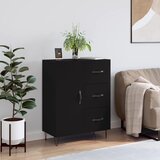 vidaXL Komoda crna 69 5 x 34 x 90 cm od konstruiranog drva | shoptok.hr