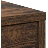  Komoda s ladicama dimljenog hrasta 80x34x76cm konstruirano drvo | shoptok.hr