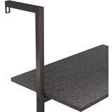  Naslanjajuće police s 4 razine crne 64 x 35 x 152,5 cm | shoptok.hr