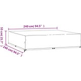  Navlake za vrtni namještaj 2 kom 240 x 240 x 55 cm četvrtaste | shoptok.hr