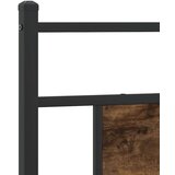  Posteljni okvir brez vzmetnice hrast 75x190 cm inženirski les, (21828981) | Shoptok.si