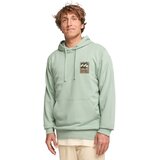 Billabong Majica 'Stamp' rjava / pastelno zelena / črna | Shoptok.si