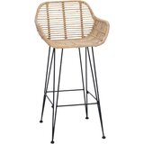  Barski stolac 2 pcs Prirodna 55 x 52 x 92 cm Ratan i čelik | shoptok.hr