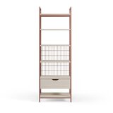 Marckeric Jeklen regal v barvi terakote 60x179,5x40 cm Amara – | Shoptok.si
