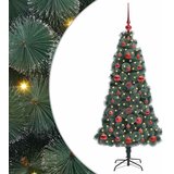  Umjetno prethodno osvijetljeno božićno drvce s kuglicama 120 cm | shoptok.hr