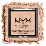 NYX Professional Makeup kompaktni puder - Can't Stop Won't Stop Mattifying Powder - Light Medium (CSWSM03) | Shoptok.si