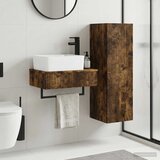 Set namještaja za kupaonicu 2 kom. Dimljeni hrast Smeđa 33 x 34,5 x 100 cm | Shoptok.si