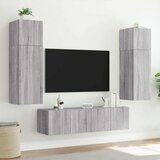  Zidni TV ormarić s LED svjetlima boja hrasta 80x35x41 cm | Eponuda.ba