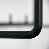Spinder Design Črn/naraven kovinski stenski obešalnik s polico Clint – | Shoptok.si
