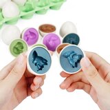  Obrazovni set za razvrstavanje jaja Dinosauri - Puzzle od 12 dijelova | shoptok.hr