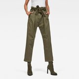 G-star Pants - Bronson army paperbag wmn green | Shoptok.si