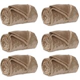  Pokrivači za bacanje 6 pcs Kamel 150 x 200 cm Runo | shoptok.hr