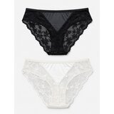 Sinsay Pamučne gaćice s čipkom 2 pack | shoptok.hr