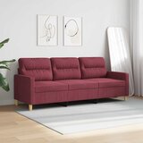  Trosjed od tkanine crvena boja vina 180 cm | shoptok.hr