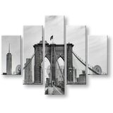  Slike na platnu 5-delne mesta - new york ME114E50 (moderne) | shoptok.hr