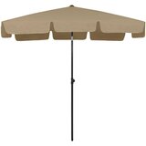  Suncobran za plažu smeđe-sivi 200 x 125 cm | shoptok.hr