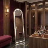 REA Bath Ogledalo LED Orbit 60x170cm Brush Gold | shoptok.hr