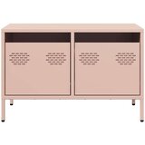 TV ormarić ružičasti 68 x 39 x 43,5 cm hladno valjani čelik | shoptok.hr