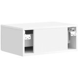  Noćni ormar s ladicama Bijela visokog sjaja 49 x 34 5 x 20 cm | shoptok.hr