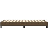  Okvir za krevet s oprugom tamnosmeđi 100x200 cm od tkanine | shoptok.hr