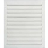  Vrata sa žaluzinama od masivne borovine bijela 69 x 59 4 cm | shoptok.hr