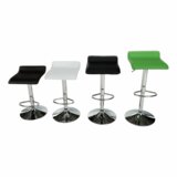 Kondela Barski stol, črno eko usnje/krom, LARIA NEW | Shoptok.si