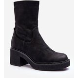 Sergio Leone Women's Boots on Massive Heel Black Tozanna | Shoptok.si