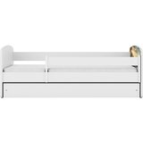 MID.YOU Dječji krevet Dreamy brod 160x80 sa madracem s ladicom Bijela | shoptok.hr