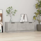 The Living Store TV omarica betonsko siva 102x35x36,5 cm inženirski les - TV Omarica, (21376143) Cene
