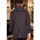 Dewberry PLT8335 MEN'S COAT-DIAGONAL ANTHRACITE-BLACK | ePonuda.com