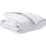 vidaXL Zimska posteljnina Bela 240 x 260 cm 105gsm breskov poliester | Shoptok.si