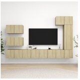  8-dijelni set TV ormarića boja hrasta sonome od iverice | shoptok.hr