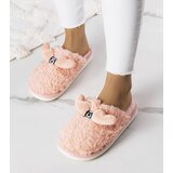 Gemre Pink slippers with fur Rosny | Shoptok.si