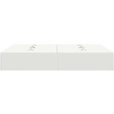  Krevet Bijeli MDF 140 x 200 cm Krevet s ladicama Pravokutni | shoptok.hr