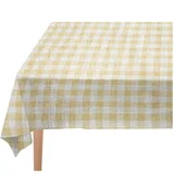 Really Nice Things Namizni prt LinenCouture Beige Vichy, 140 x 200 cm