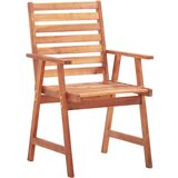 Maison Chic Zunanji Jedilni stoli - Vzorci stoli 3 kosi trden akacijev les A2086, (22030687) | Shoptok.si