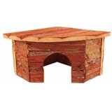 Croci D.Drvena ugaona kuca za glodare 32x13x21cm | ePonuda.com