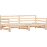 vidaXL Dnevni krevet na razvlačenje 90 x 200 cm od masivne borovine | shoptok.hr