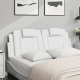  Jastuk za uzglavlje Viana bijeli 152 cm od umjetne kože | shoptok.hr