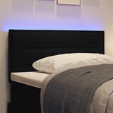  LED glava kreveta s LED trakama s uzglavljem Crna 80 cm tkanina | shoptok.hr