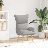 vidaXL Opustajući Stolac Oblak Siva Tkanina | shoptok.hr
