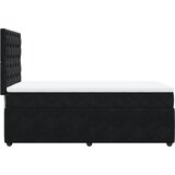  Box spring krevet s madracem crni 80 x 200 cm baršunasti | shoptok.hr